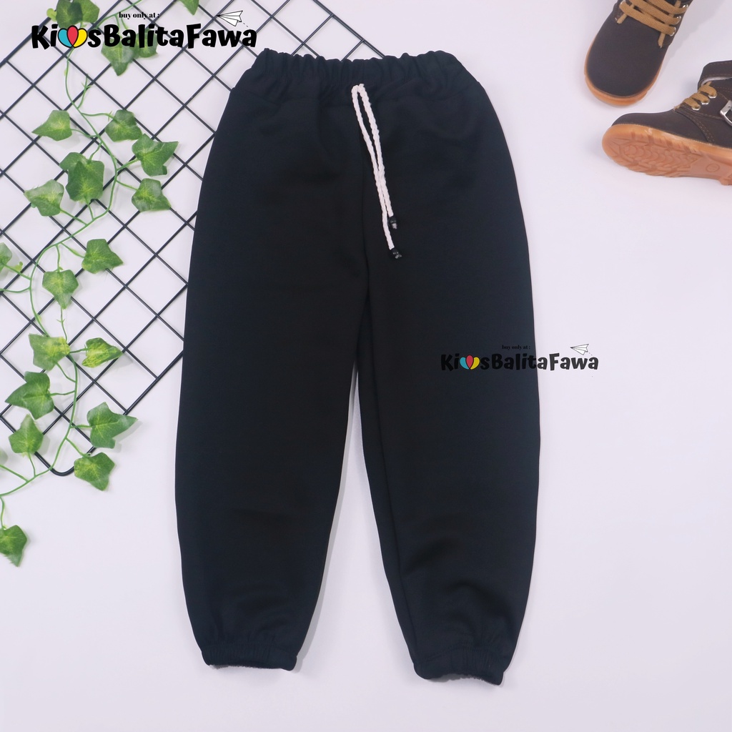 Jogger Molly Uk. 5-6 Tahun / Pants Celana Panjang Anak Perempuan Laki Laki PolosPanjang Murah Import