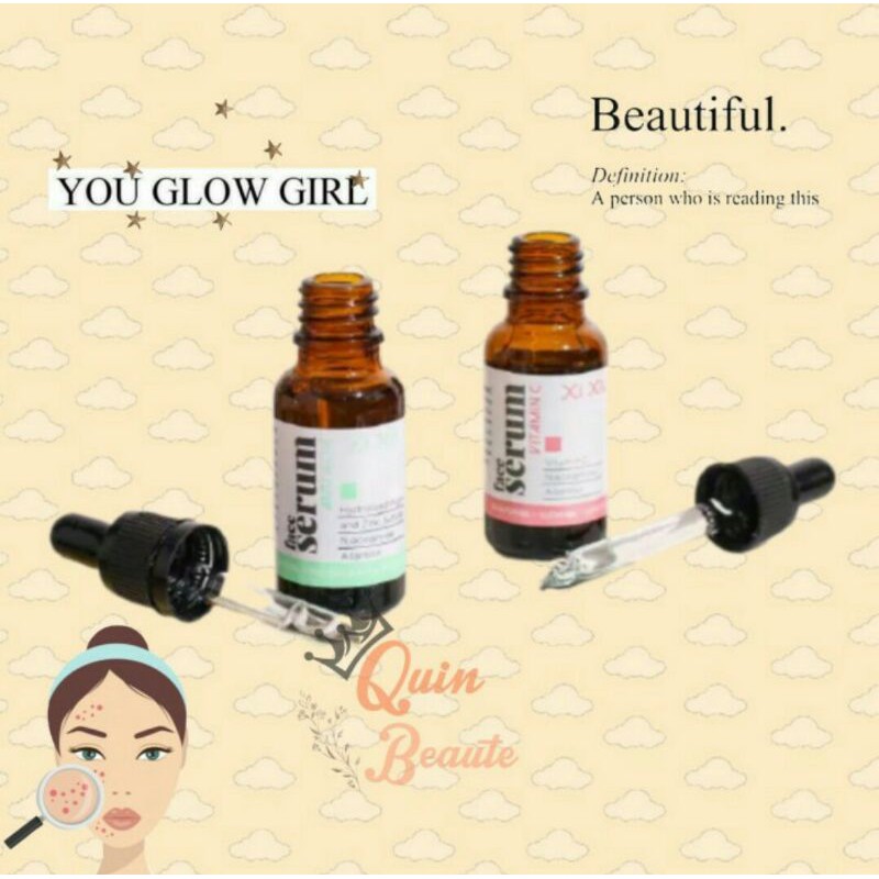 Xi Xiu Face Serum (Serum Wajah) Vitamin C dan Acne (Jerawat)