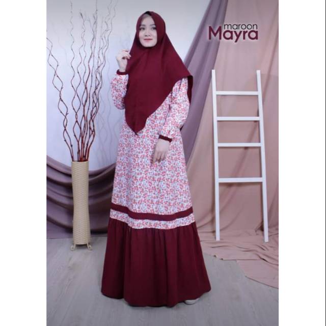 Ready Ya ... mayra gamis set by akifa