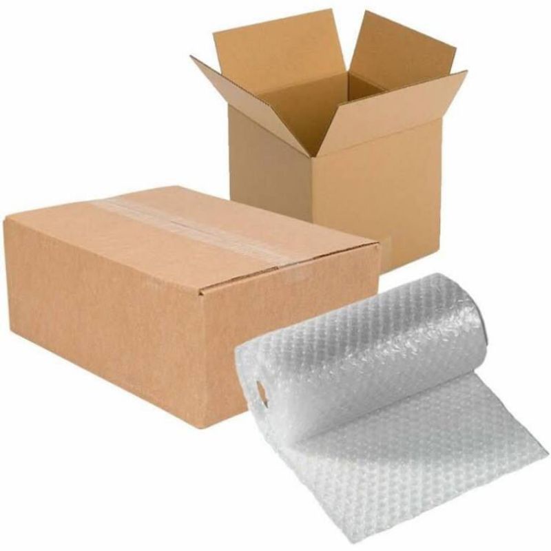 

Kardus dan Bubble Wrap Tambahan Packing