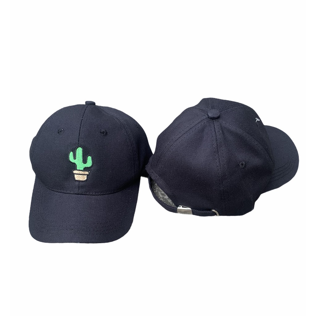 Topi baseball kaktus cream-6