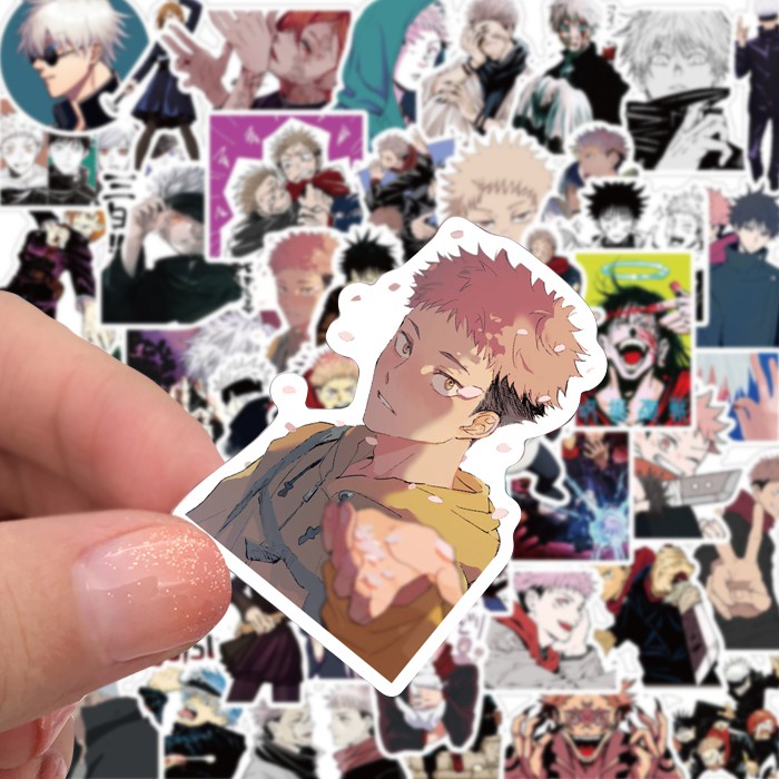 

Sticker Anime JJK Jujutsu Kaisen Set Series MURAH WATERPROOF Scratchproof