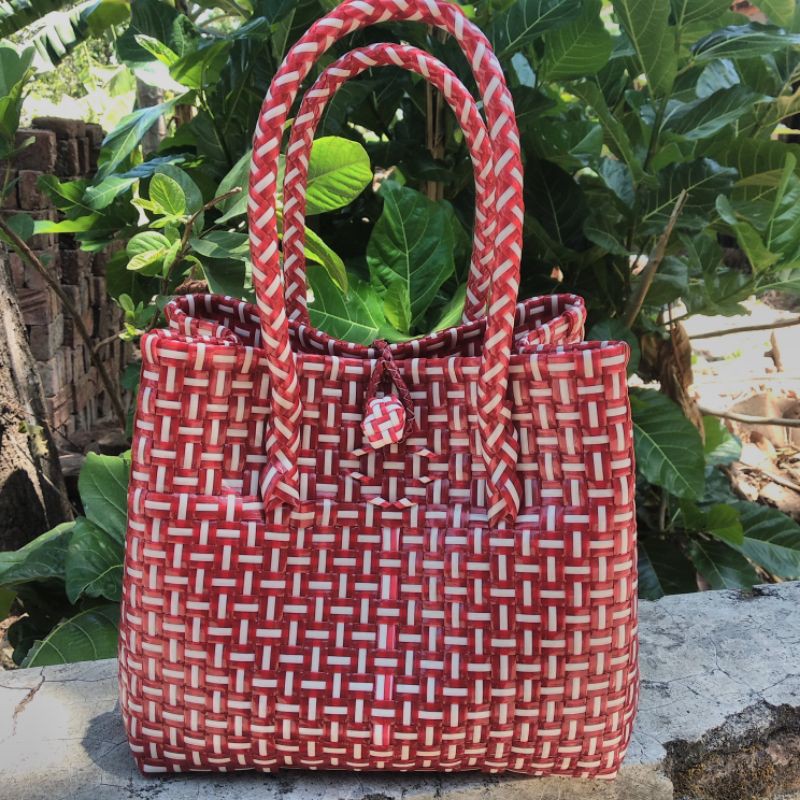 TAS ANYAM HANDMADE JALI JALI