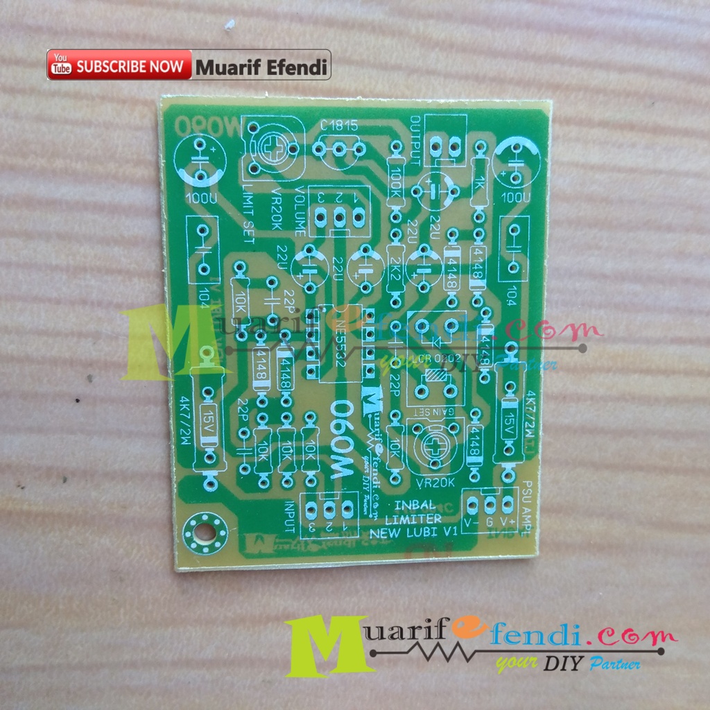 PCB INPUT BALANCE LIMITER MONO NEW LUBI 060M