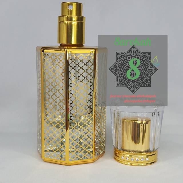 Botol Parfum Antik Mewah Unik Cantik Gold Elegan Klasik ...