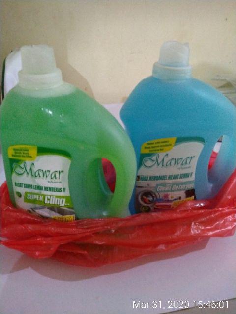 Mawar Super Clean Deterjen Cair 1 Liter Mawar Super Loundry
