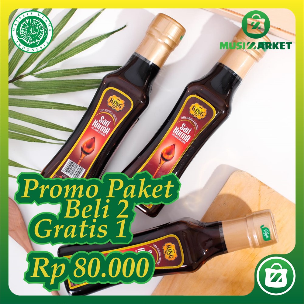 

PAKET HEMAT SARI KURMA MURNI KING DATES ORIGINAL HERBAL KURANG DARAH