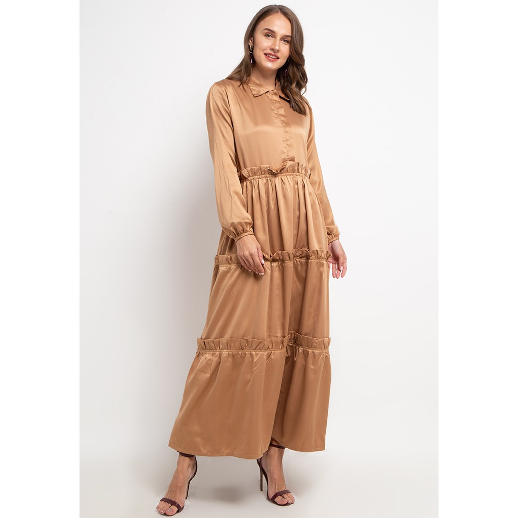 Hazelnut - Phyllis Dress - Brown