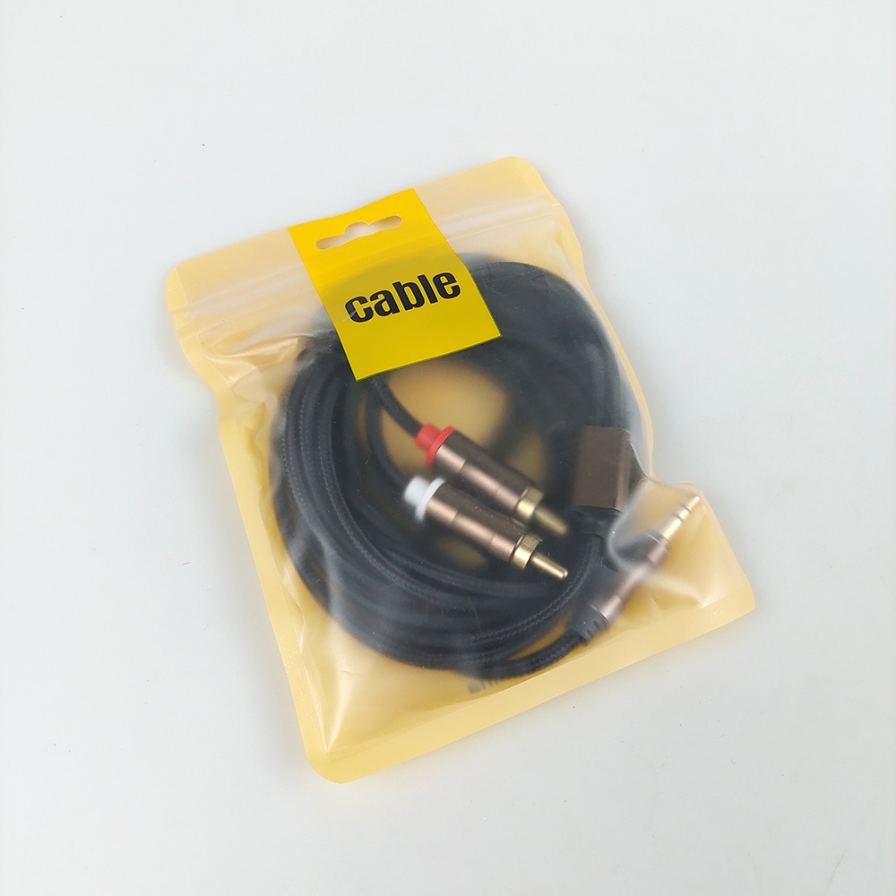 Vention Kabel Audio AUX 3.5 mm ke RCA Plug 3 Meter - V102 - Black