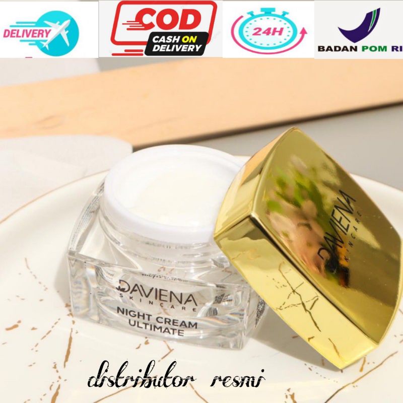 Night Cream Gold Daviena skincare | distributor daviena