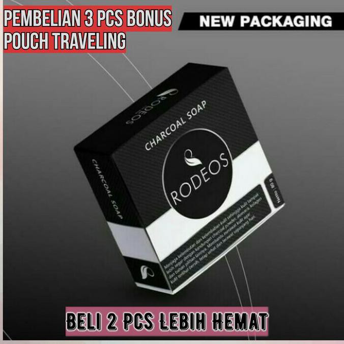 Sabun Rodeos Charcoal Soap Original Rodeosmen