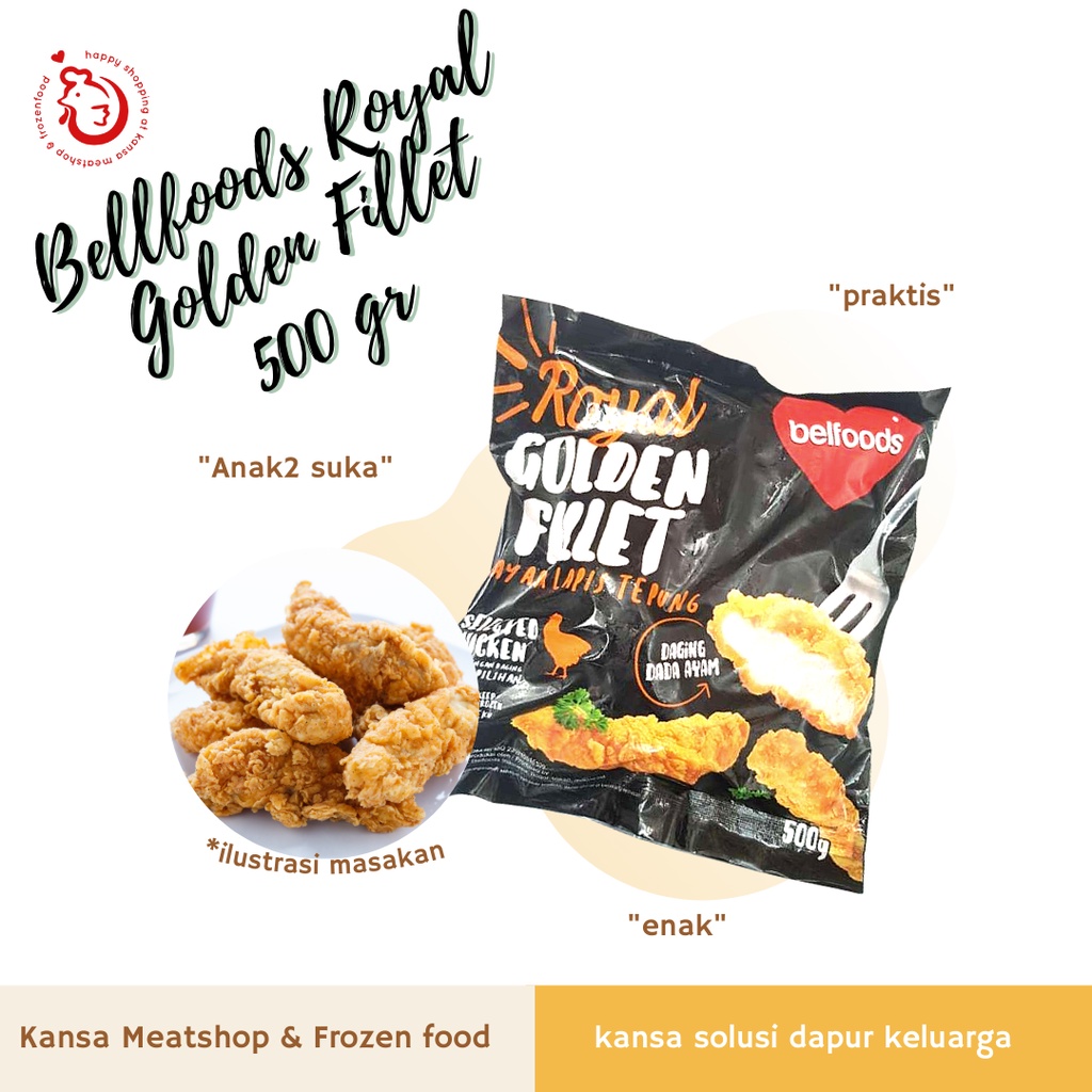 

BELFOOD ROYAL GOLDEN FILLET 250GR DAN 500gr