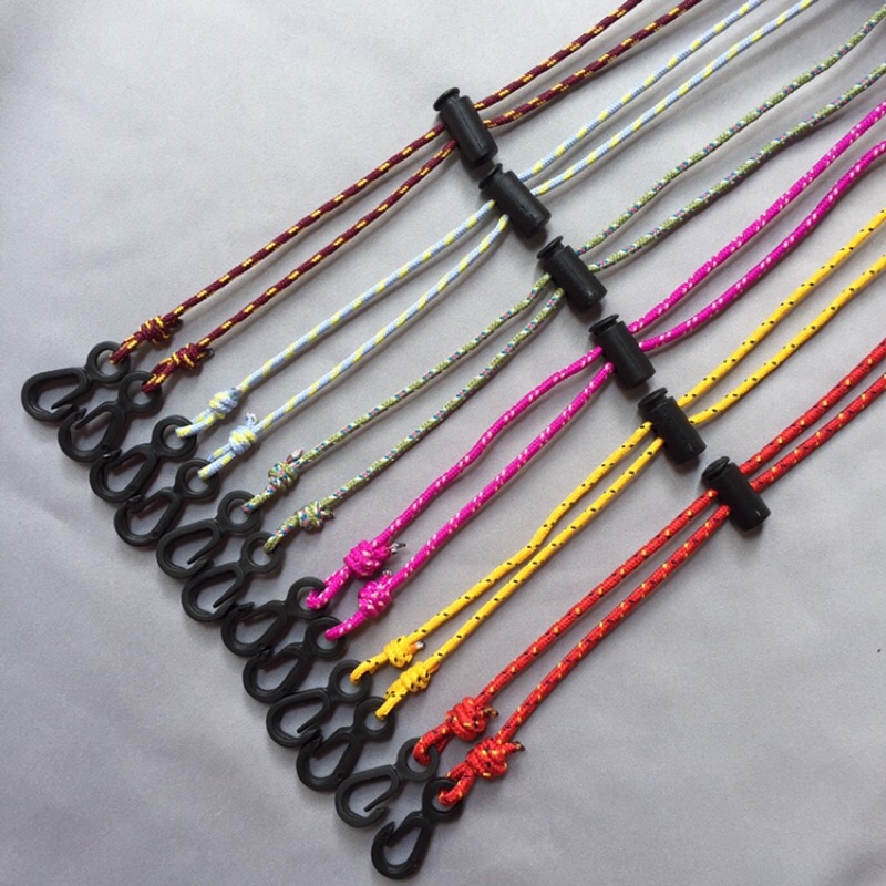 FANSTORE_PKU - Tali Masker / 2 in 1 / Strap / Connector / Konektor / Kalung / Hijab / Jilbab / Mask 