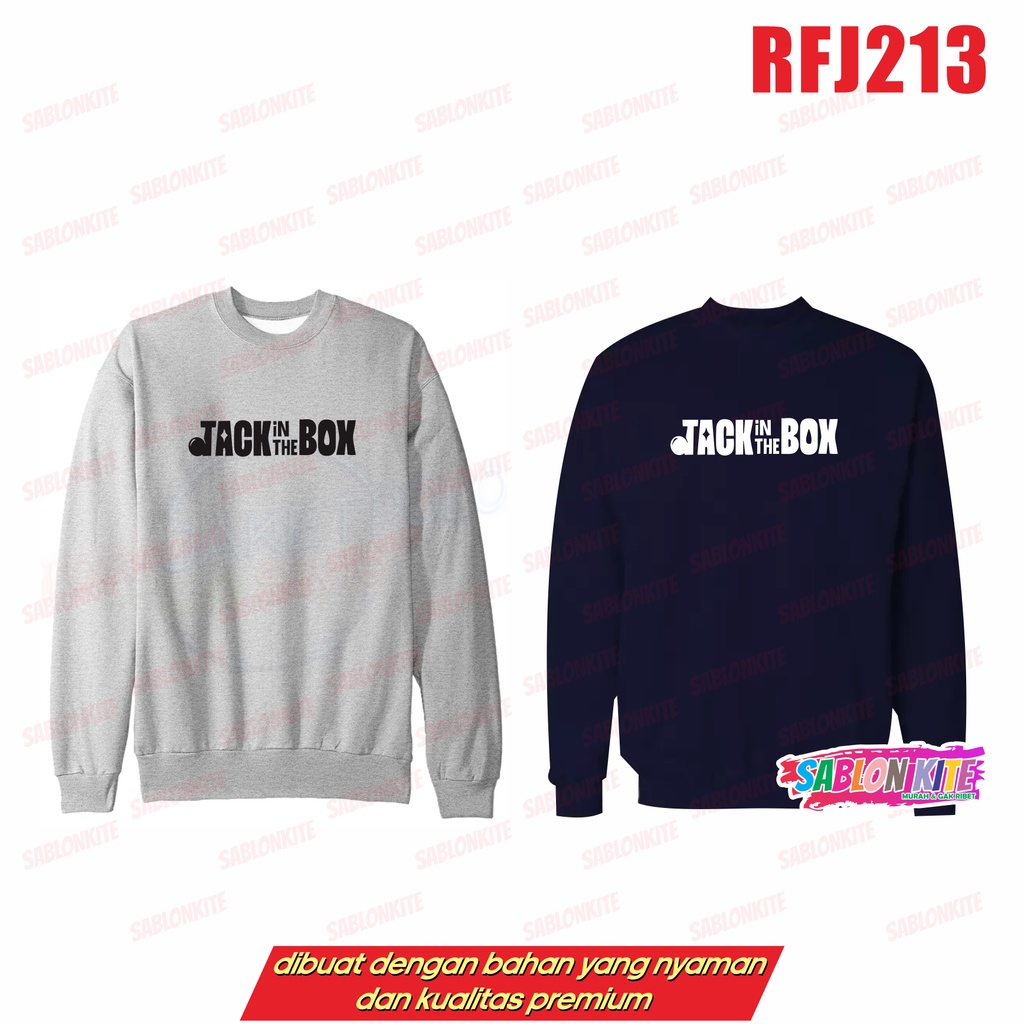 MURAH!!! HOODIE JHOPE RFJ213 TULISAN JACK IN THE BOX JIMIN JUNGKOOK TAEHYUNG