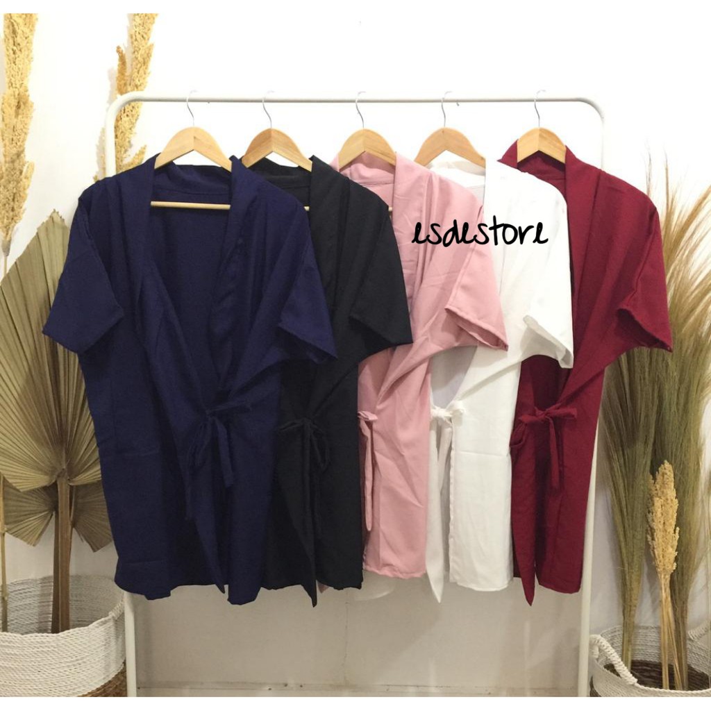 1KG MUAT 5PCS | KALEA LONG OUTER / KARDIGAN MOSCREPE PREMIUM / KARDIGAN WANITA