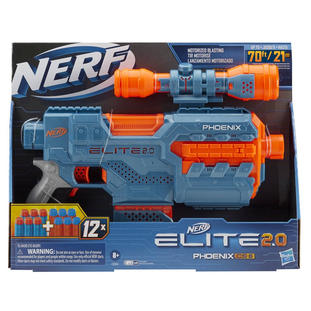 NERF Elite 2.0 Phoenix CS-6/CS6 Motorized Blaster