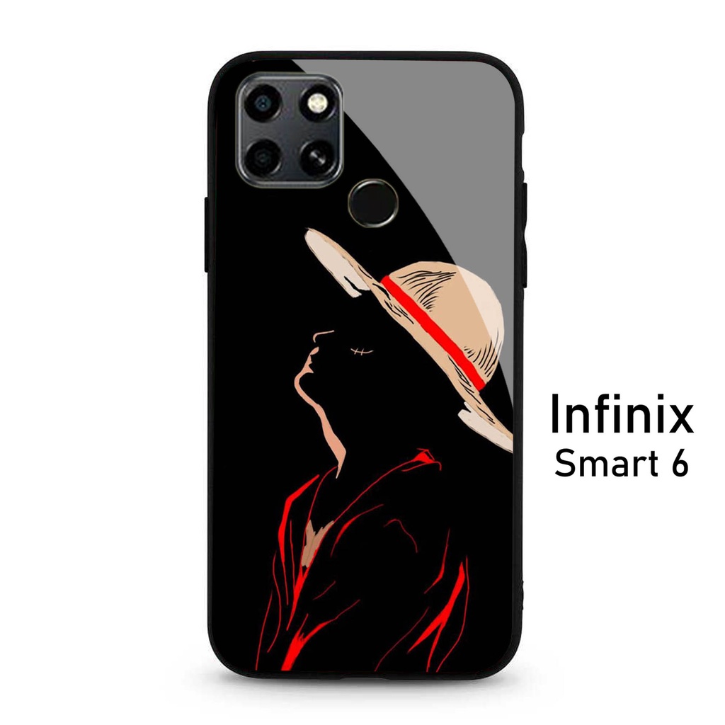 Case Infinix  Smart 6 - Softcase Glass Kaca Infinix Smart 6 - A10 - Case Hp Infinix Smart 6 - Casing
