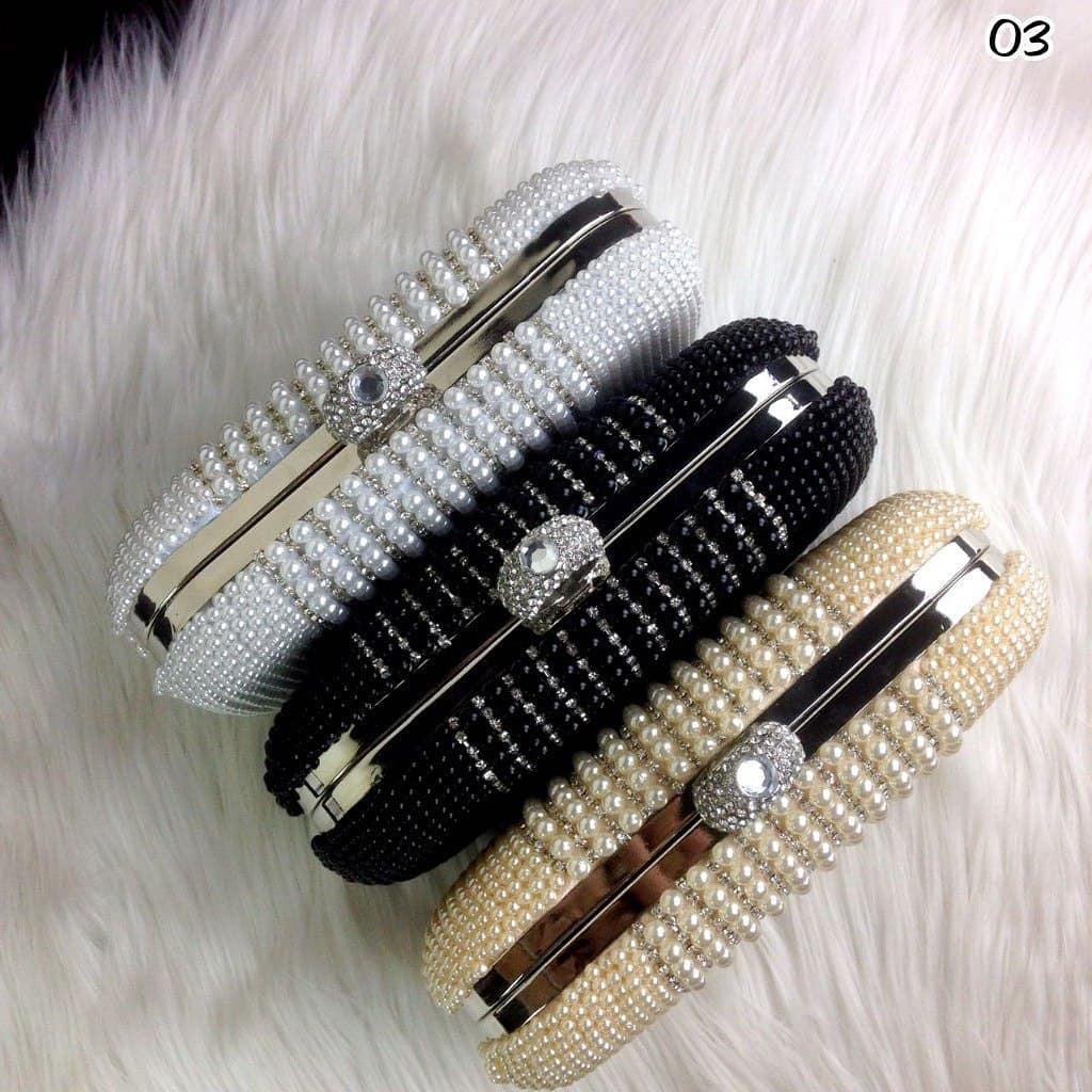 Mq Queen Princess Pearl Swarovski Clutch 03 (vr)