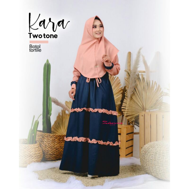 KARA TWO TONE BY ZABANNIA GAMIS ZABANNIA TWO TONE