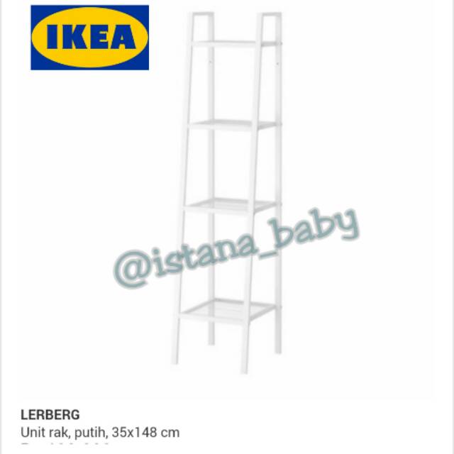  Lerberg  Ikea Unit Rak  serba guna uk 35 x 148 cm Shopee 