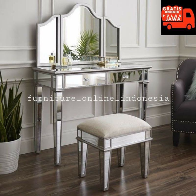 FREE ONGKIR cermin bundar cermin bulat cermin hias cermin lampu cermin shabby cermin dinding cermin