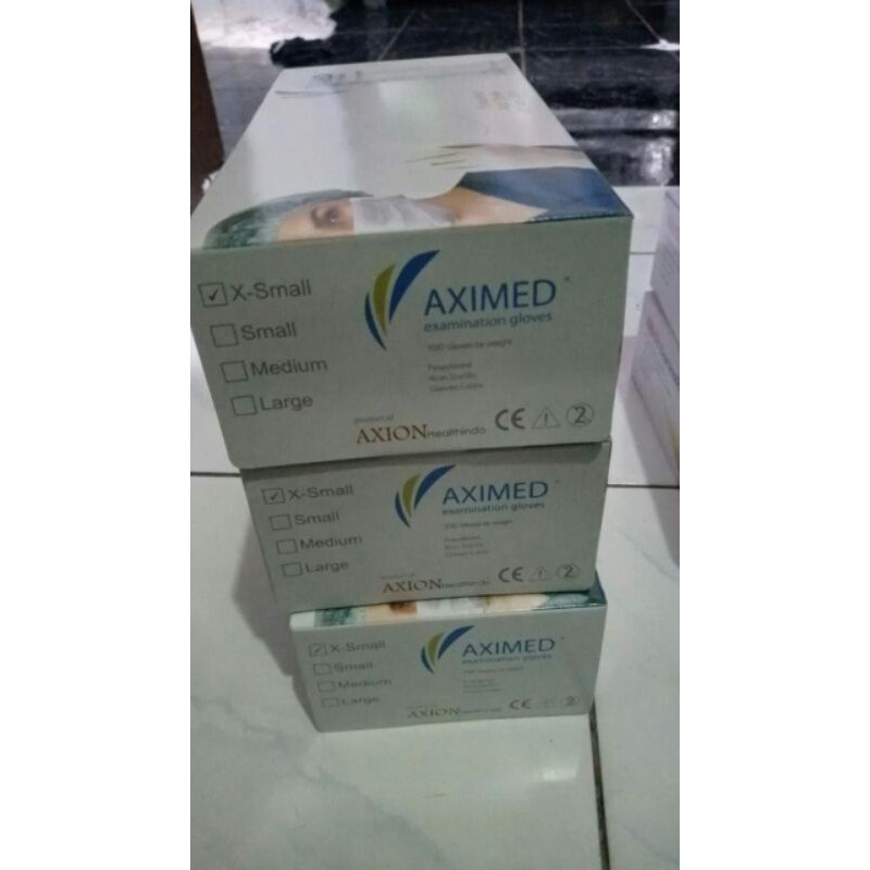 Latex Aximed | Sarung tangan Latex | Handscoon Latex Aximed