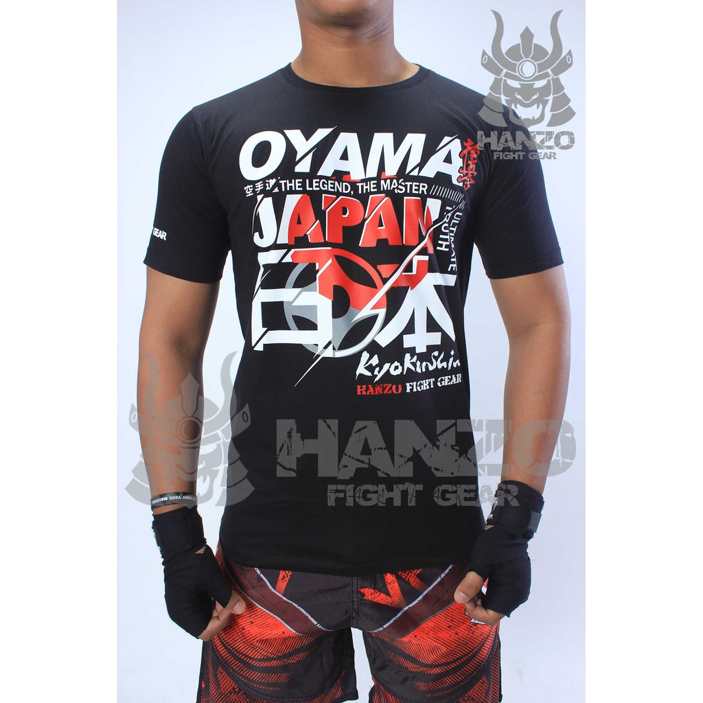KAOS KARATE , KAOS KARATE KYOKUSHIN HANZO FIGHT GEAR , BAJU KARATE ,T SHIRT KARATE , KAOS KARATE PRE