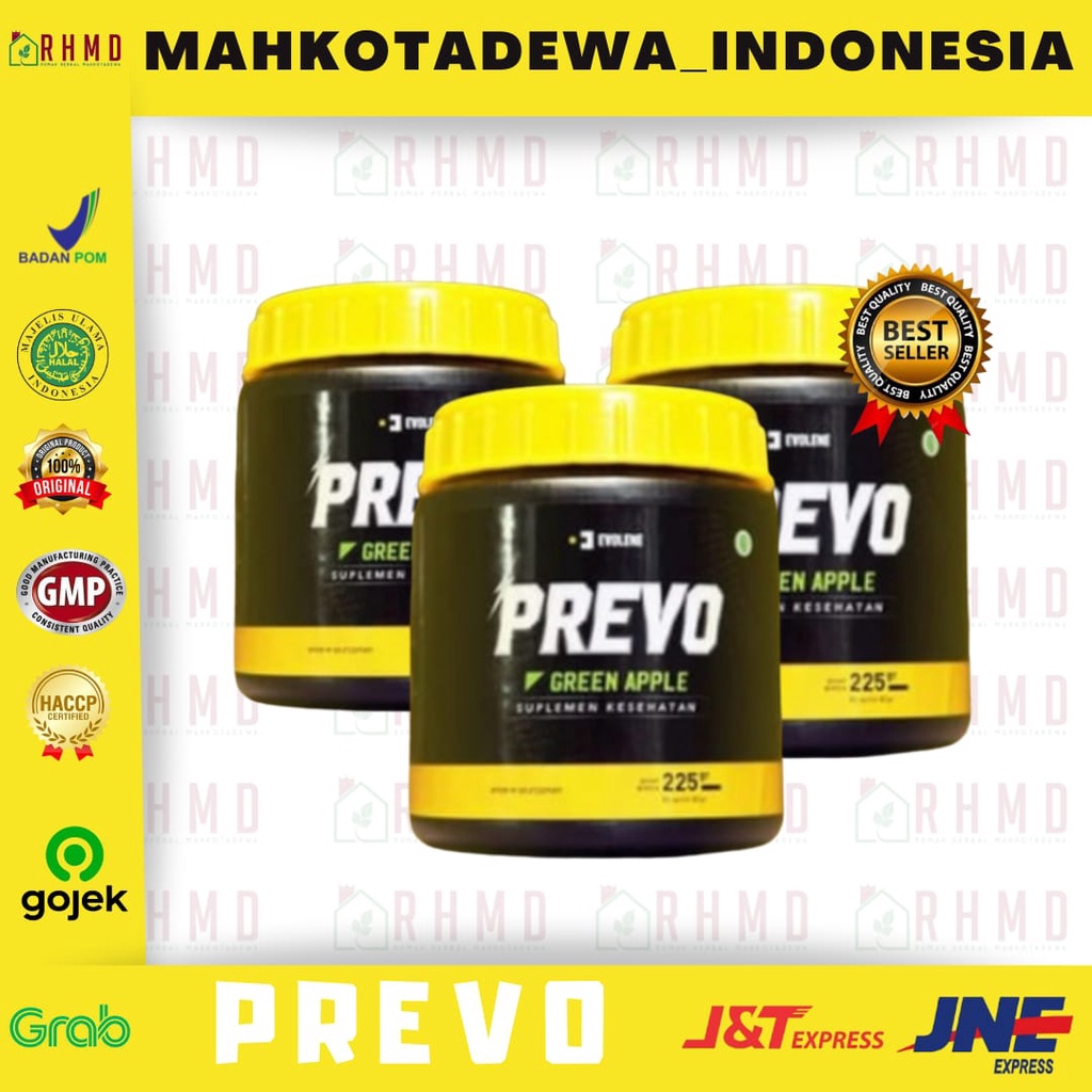 

EVOLENE PREVO 225gr (PRE WORKOUT Isi 45 Sachet) 100% ORIGINAL, BPOM & MUI HALAL