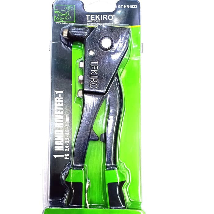 TEKIRO Hand Riveter -1 Tekiro TANG RIVET - 1 Tekiro 2.4 - 4.8 MM Tekiro GT-HR1823