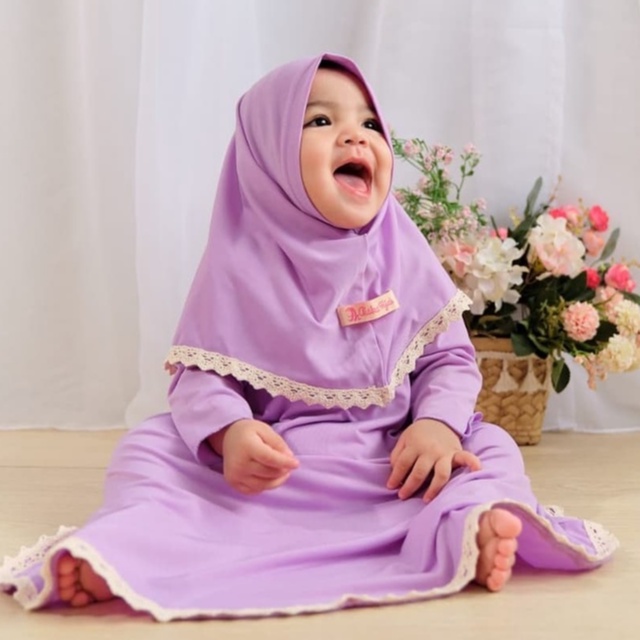 Baju Gamis Anak Perempuan Gamis Bayi Umur 1 2 3 4 Tahun Daily Lace Series / Gamis Bayi Perempuan Cantik