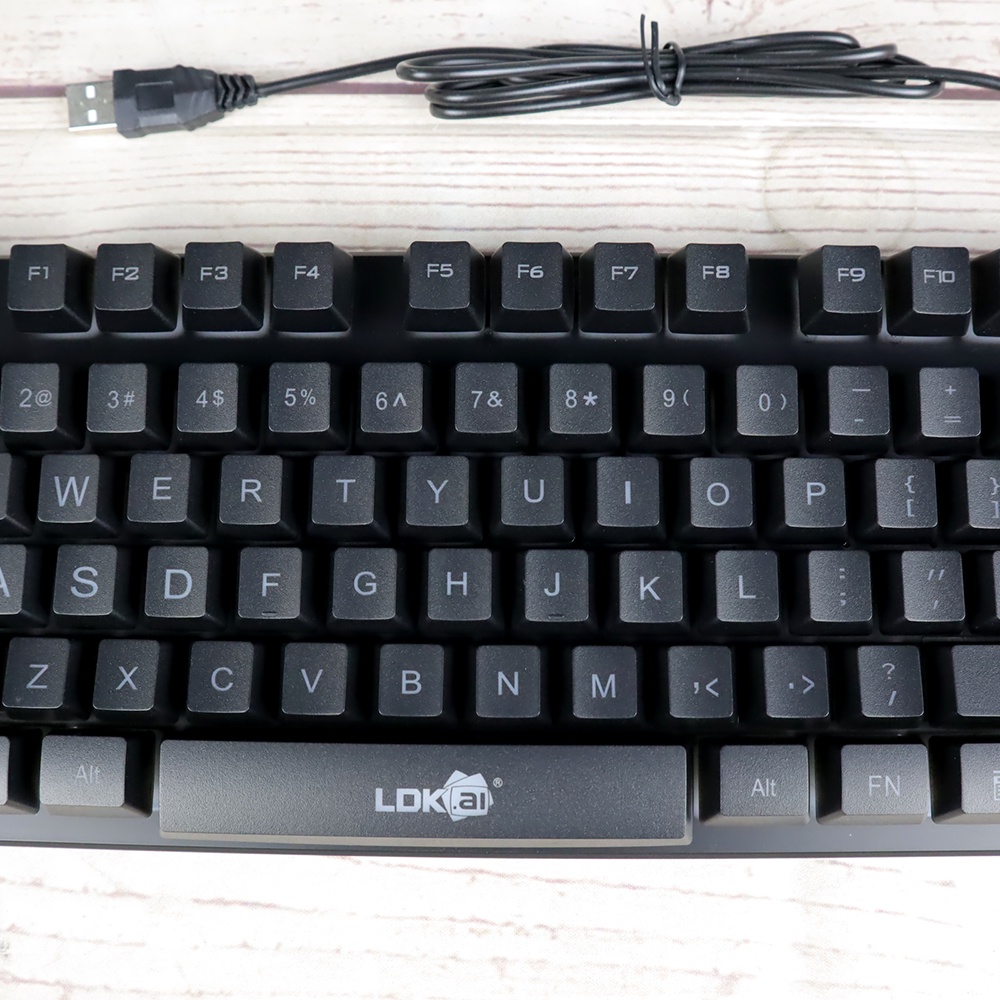 LDKAI Gaming Keyboard RGB LED Wired - R260 - Black