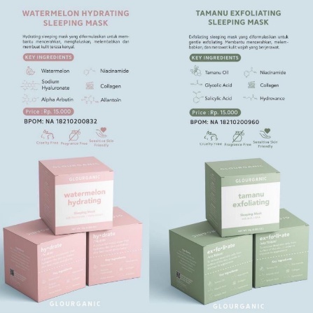 [GLOURGANIC] GLOURGANIC SLEEPING MASK FREE GIFT