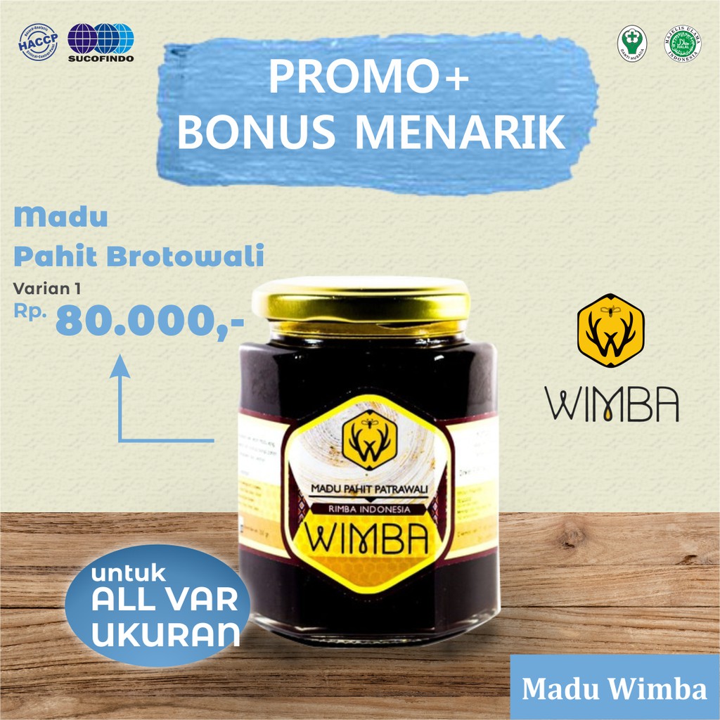 

Madu Pahit Brotowali 1 - Lebah Apis Dorsata / Madu Asli - Madu Wimba -