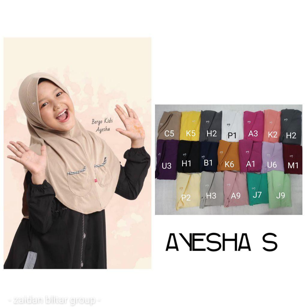 Jilbab Instan Anak Pasmira Ayesha - Kerudung Hijab Pasmira Kids