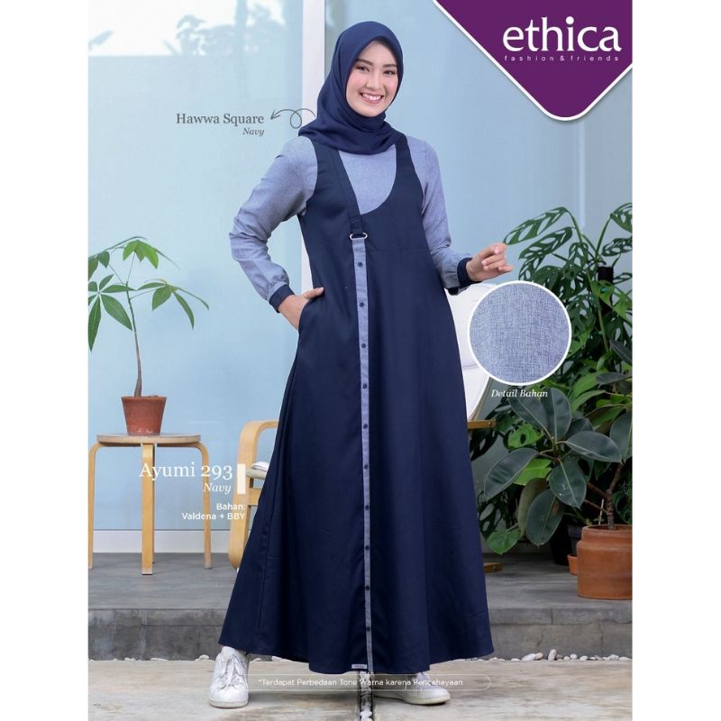 Gamis Ethica Ayumi 293 Navy