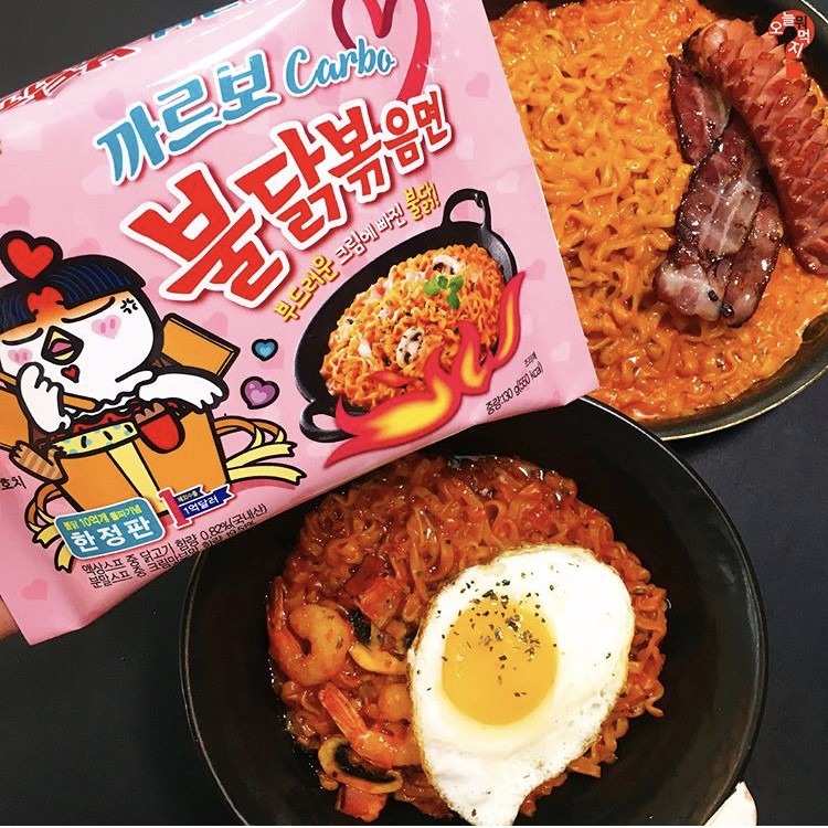 Samyang Carbonara Original Korea mie pedas viral ramen halal import