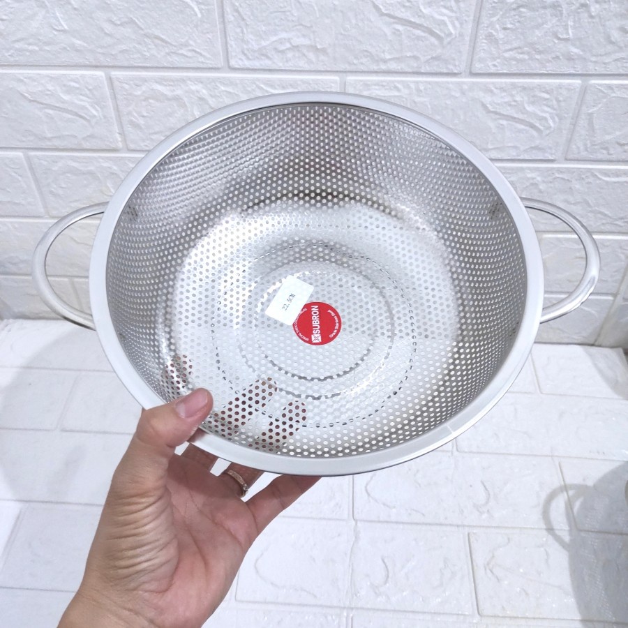 Baskom Bakul Bolong gagang 2 kuping cuci beras cuci sayur