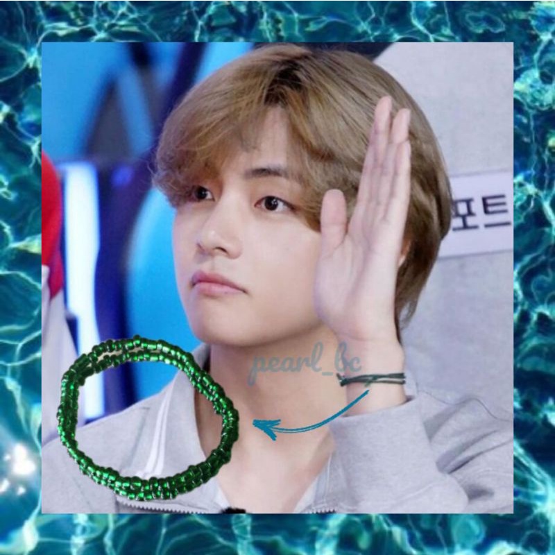 Gelang Manik Taehyung BTS | Gelang Costum| Gelang BTS | Korean Bracelet | Gelang Korea | KPOP