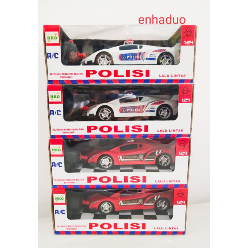 MAINAN REMOTE CONTROL MOBIL POLISI LALU LINTAS