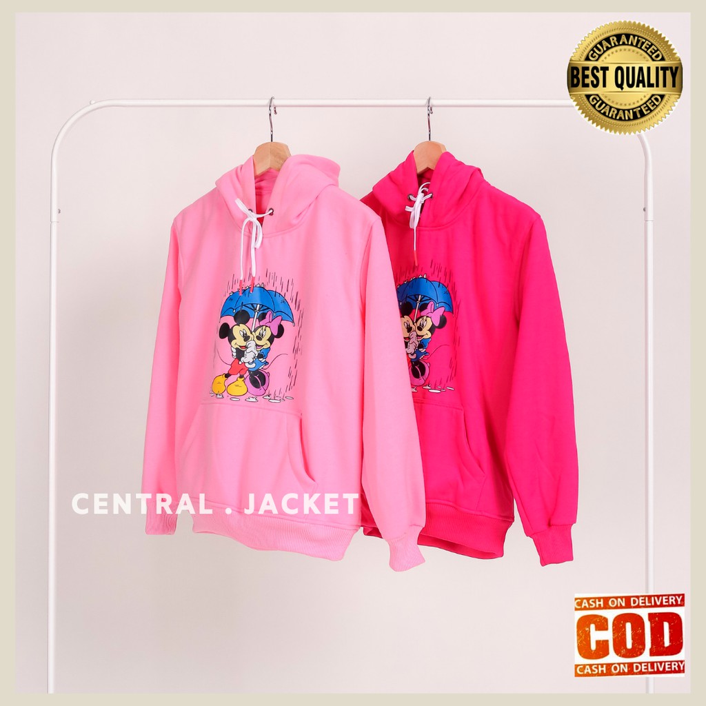 HOODIE REMAJA PEREMPUAN KARAKTER MICKEY - SWEATER PEREMPUAN DAN LAKI TEBAL PREMIUM