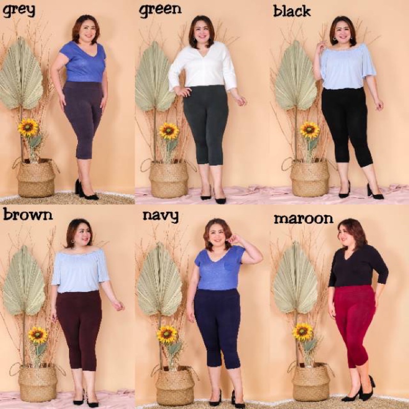 Celana Legging Wanita | Legging Polos 7per8 | Legging Jumbo | Legging Tebal | Legging Pendek 7/8 | Legging 7/8 Polos