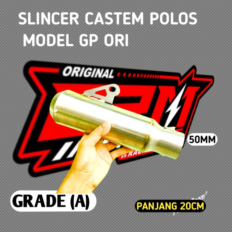 Slincer Slencer Knalpot Racing gp polos kastem original BRM model knalpot dpj rms dsm jrm cld dos jr