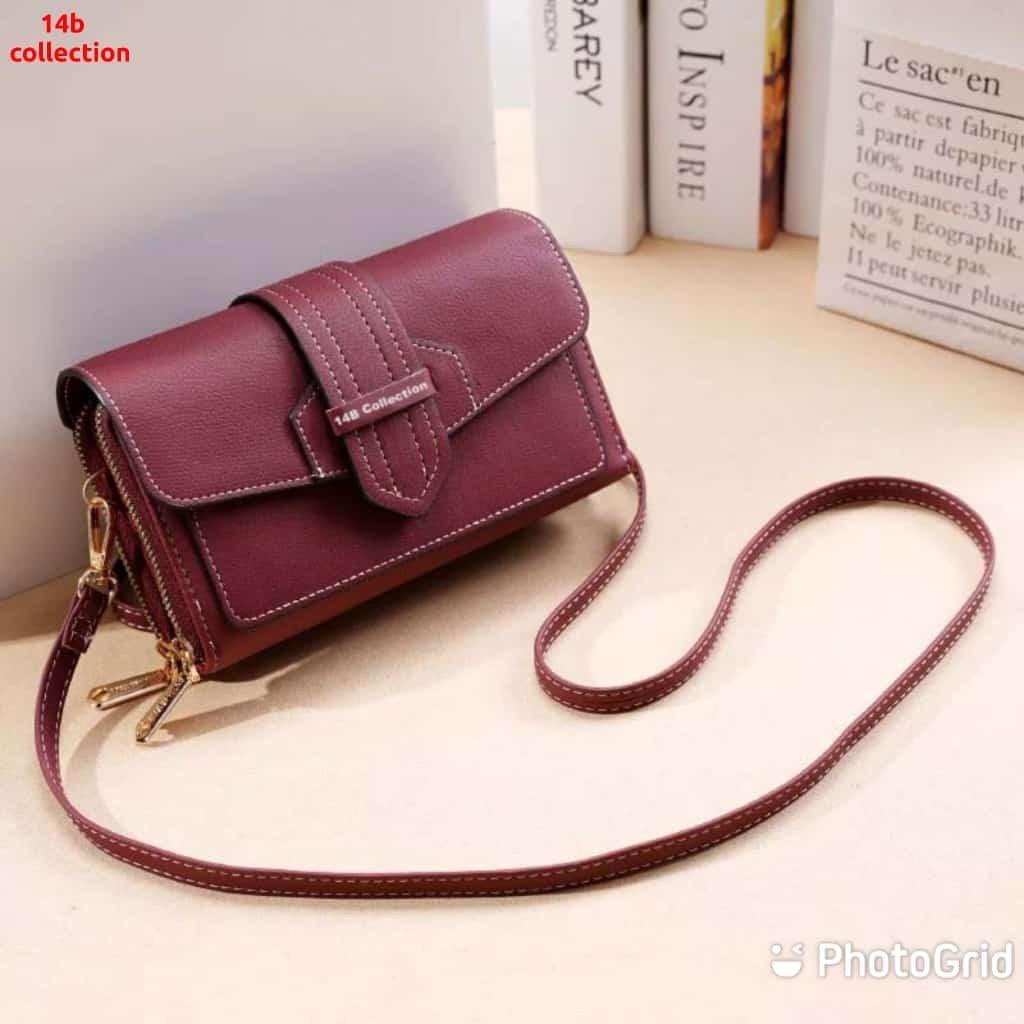 ⭐️⭐️HOT SALEE!!⭐️⭐️2 IN 1 TAS HANDBAG SELEMPANG SLINGBAG SHOULDERBAG CEWEK IMPORT KONDANGAN LB - 123