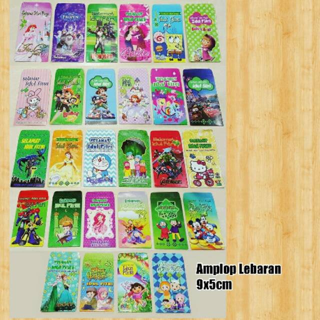 

Amplop lebaran Paket 30set+Bonus 2set