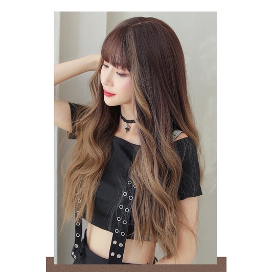 3052A full wig korean mermaid wave NEW COLOUR 65 cm