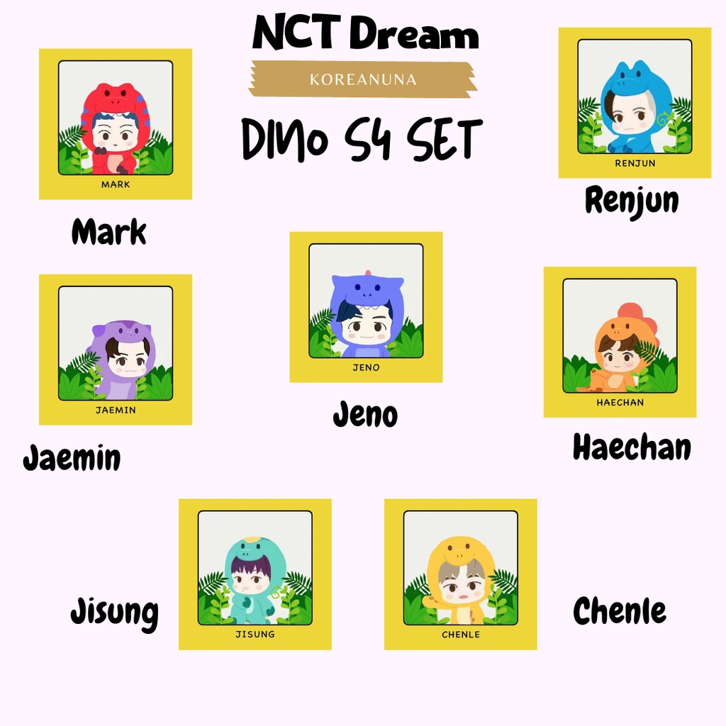 Stiker Kpop Nct Dream Dino WayV Anime Aesthetic Sticker Decorasi Jurnal Harian Hp Laptop Botol Gloss