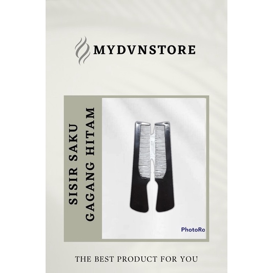 Sisir Saku Gagang sisir saku pria sisir saku premium sisir saku kecil Sisir saku Hitam