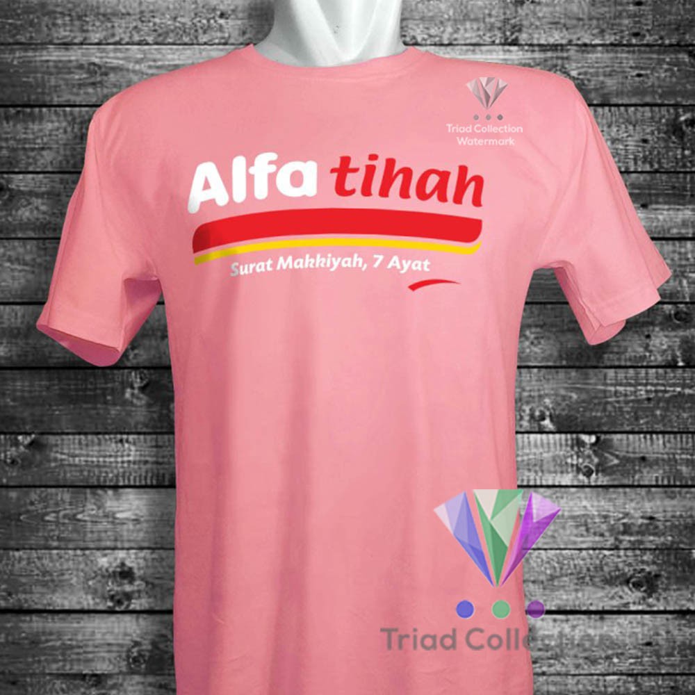 Kaos Dakwah Islami Surat Alfatihah Plesetan Alfamart | Tshirt Baju Distro Muslim Premium - Triad 465-8