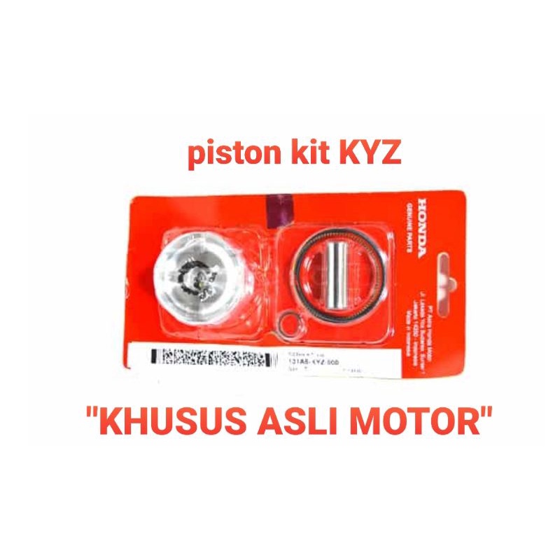 AHM piston kit KYZ, motor SUPRA X 125 HELM IN, sparepart motor honda asli