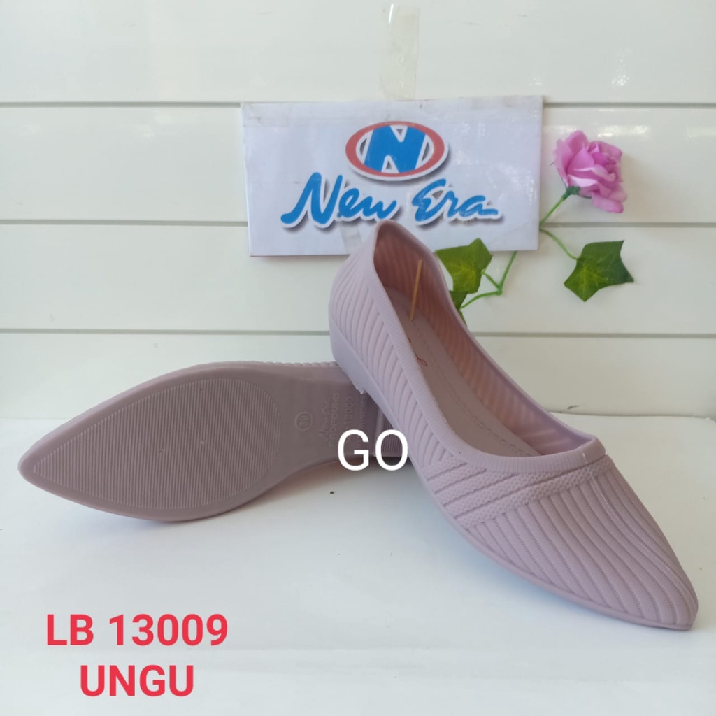 sogo NEW ERA LB 13009 Sepatu Wanita Karet Jelly Sepatu FlatShoes Wanita Karet Original